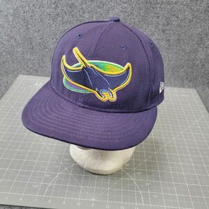 Vintage Tampa Bay Devil Rays Hat Mens 7 5/8 59FIFTY New Era On-Field Cap MLB